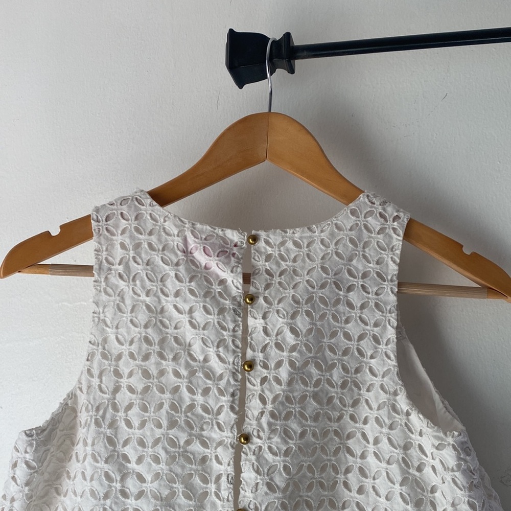 Lilly Pulitzer x Target XL Girls’s Eyelet Crop Top - Picture 7 of 10